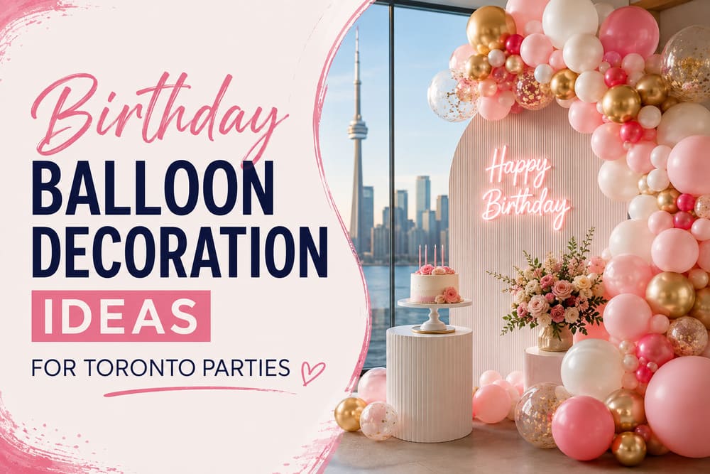 Birthday Balloon Decoration Ideas for Toronto Parties