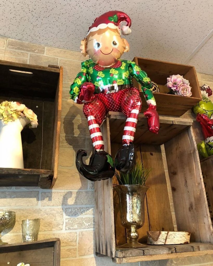 Festive Christmas Balloon Decorations