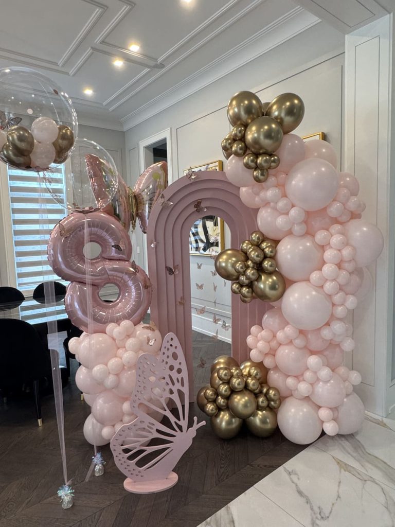 Themed birthday balloon decor in Toronto