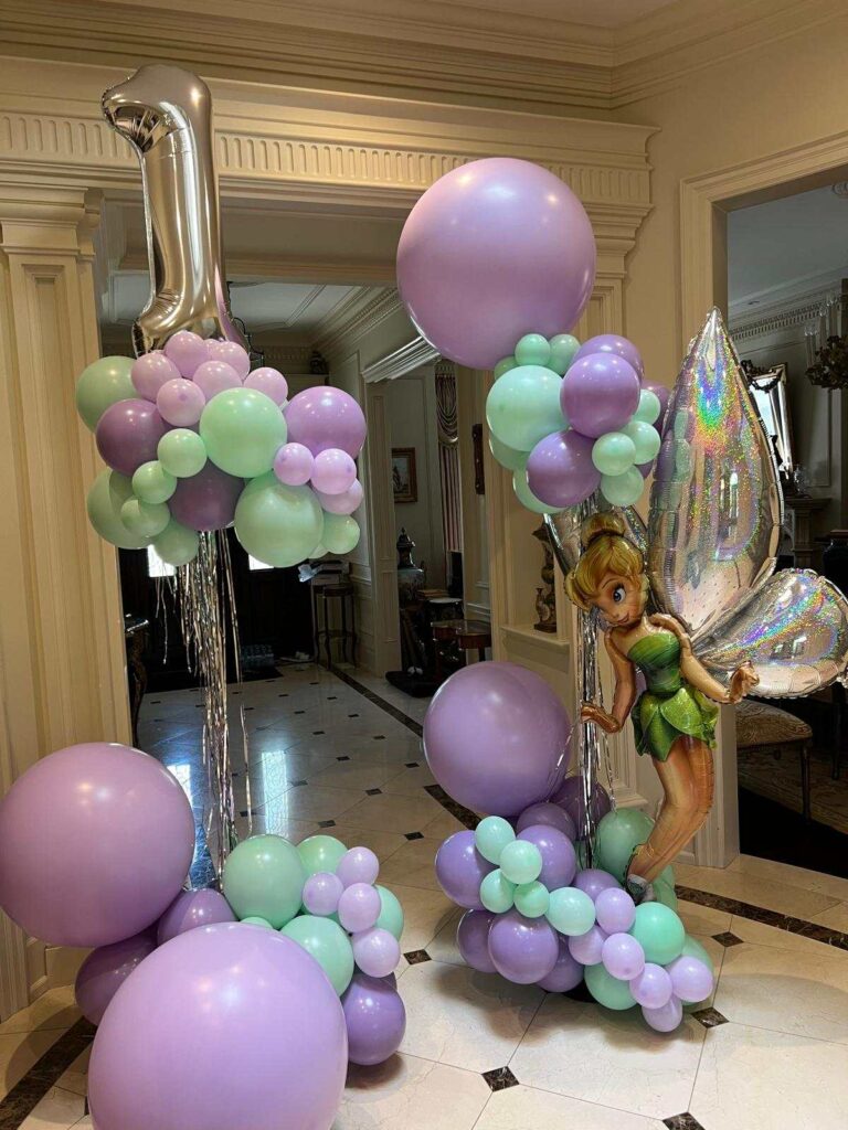 Fairy First Birthday Balloon Decor