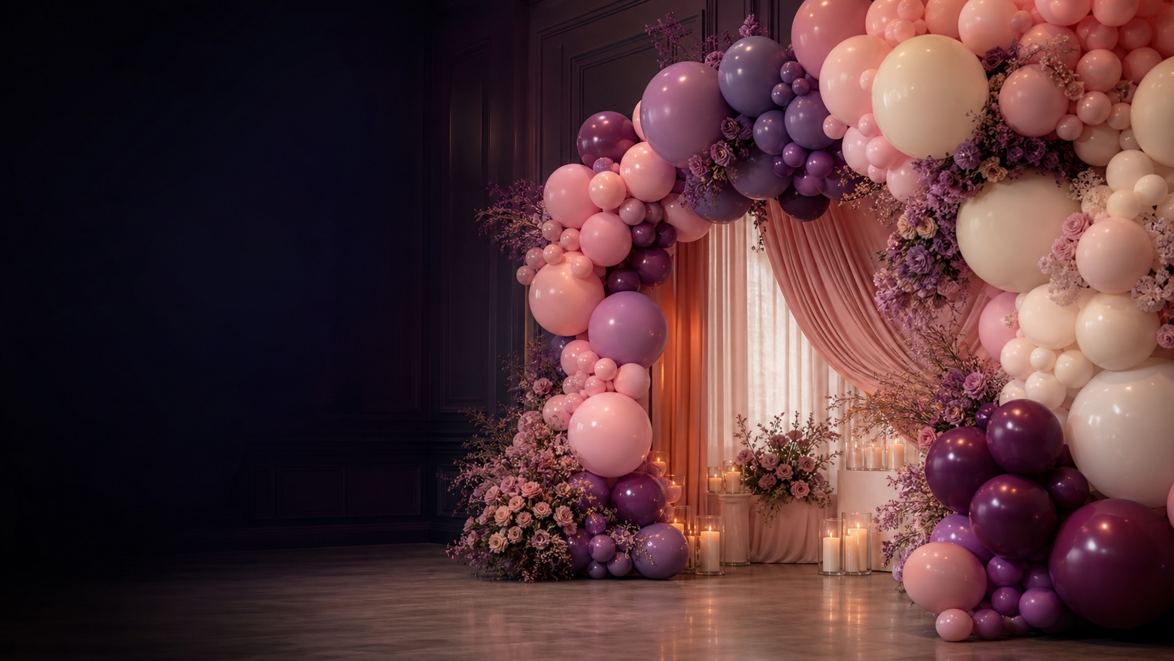 Custom balloon decoration by Happy Day Toronto at a Toronto celebration