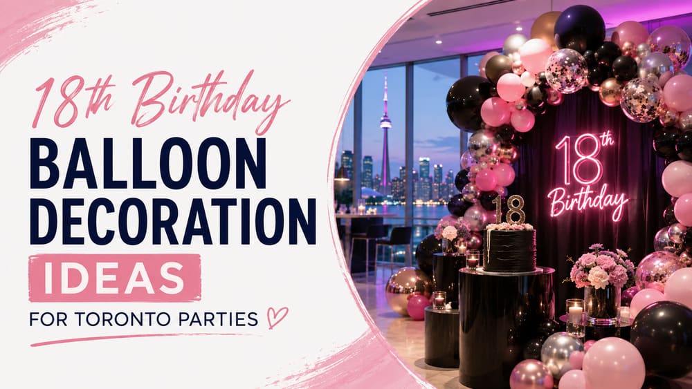 18th Birthday Balloon Decoration Ideas for Toronto Parties