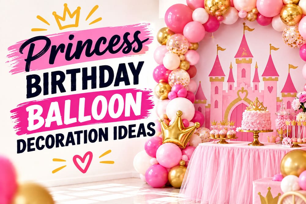 Princess Birthday Balloon Decoration Ideas