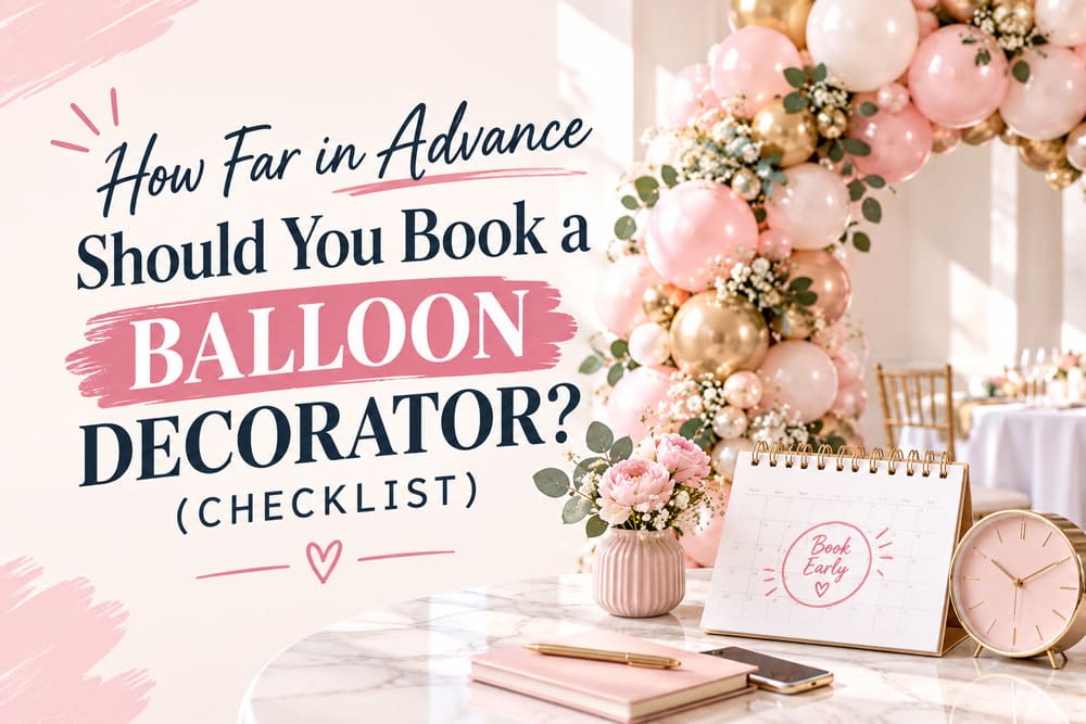 What to Ask a Balloon Decorator Before Booking (Checklist)